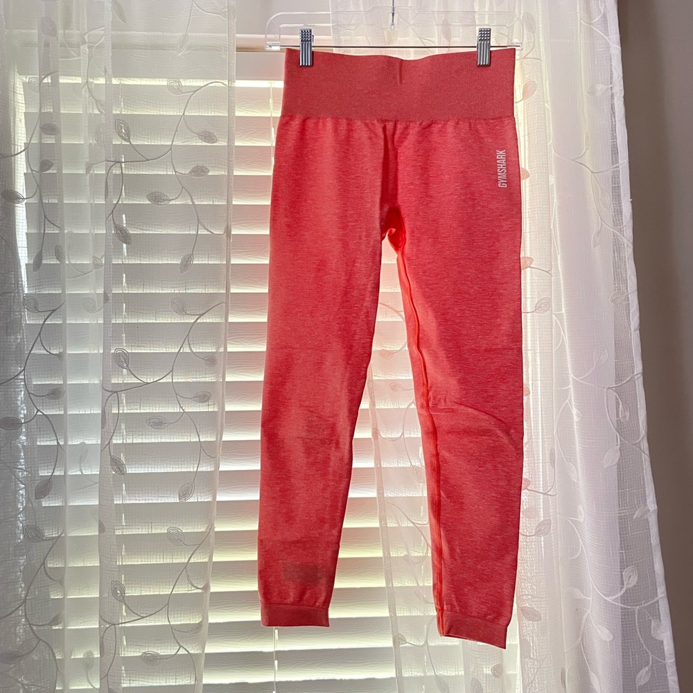 Coral Gymshark Leggings
